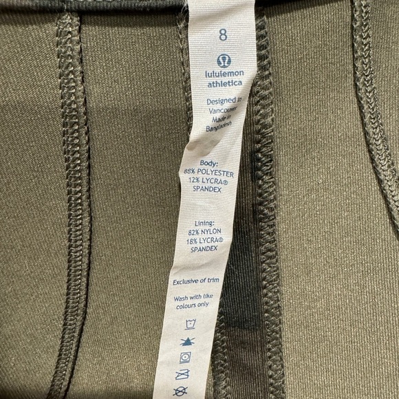 Lululemon Forme Jacket II Camo Savasana Camo Fatigue Green Sz 8 - Picture 7 of 8